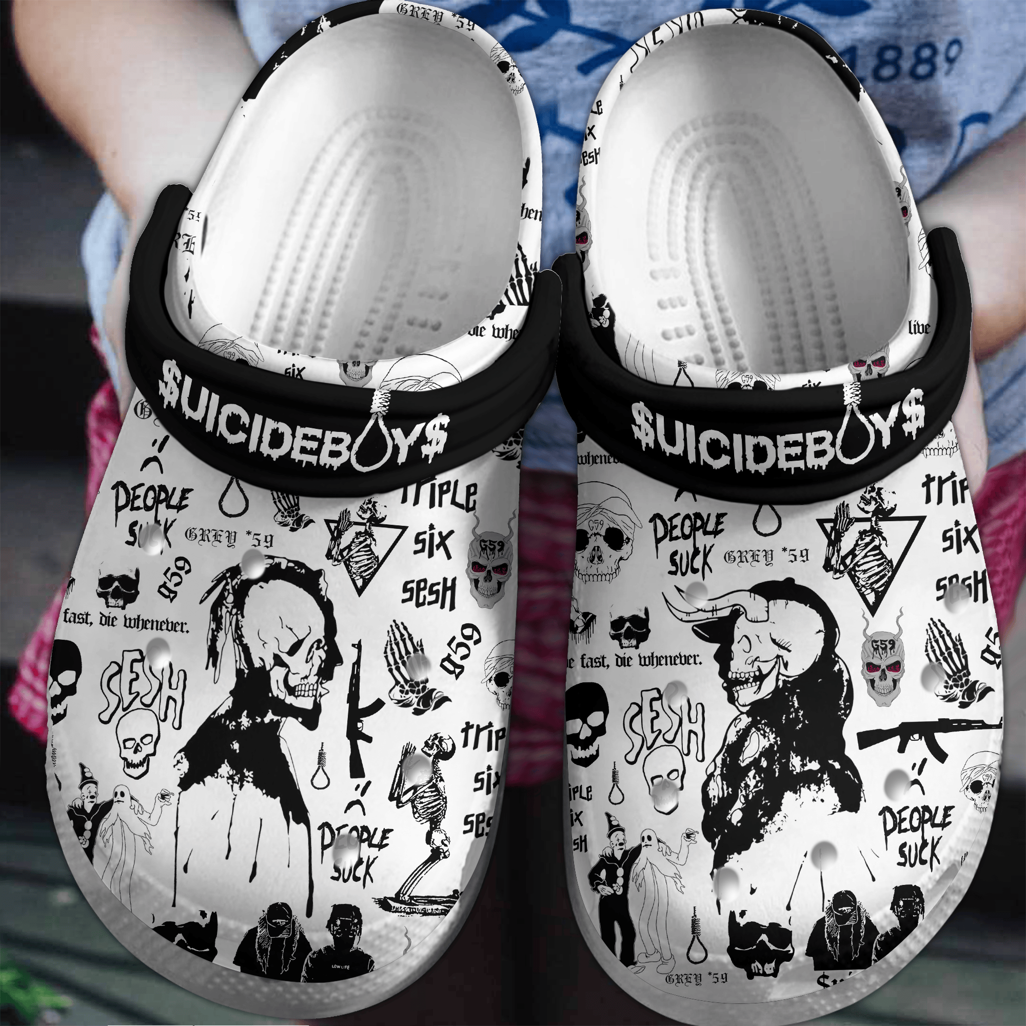 $Uicideboy$ Crocs Bold And Comfortable For Men Women And Kids