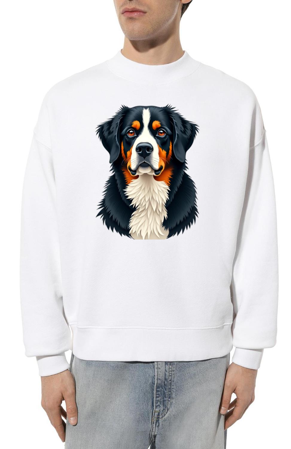 “Bernese Mountain Dog” – Bold & Beautiful Dogs - Unisex Sweatshirt