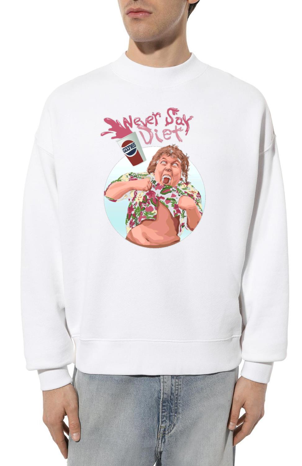 (00752_goonies_never_say_diet) - Unisex Sweatshirt