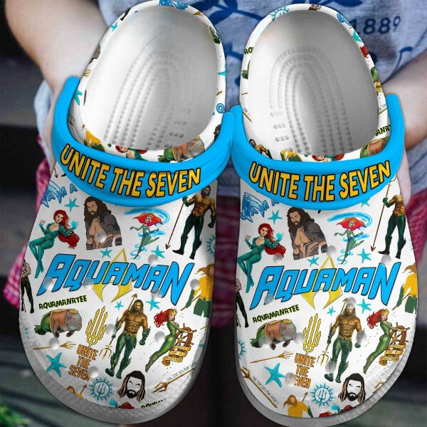  Aquaman Unite The Seven Movie Crocs Comfortable