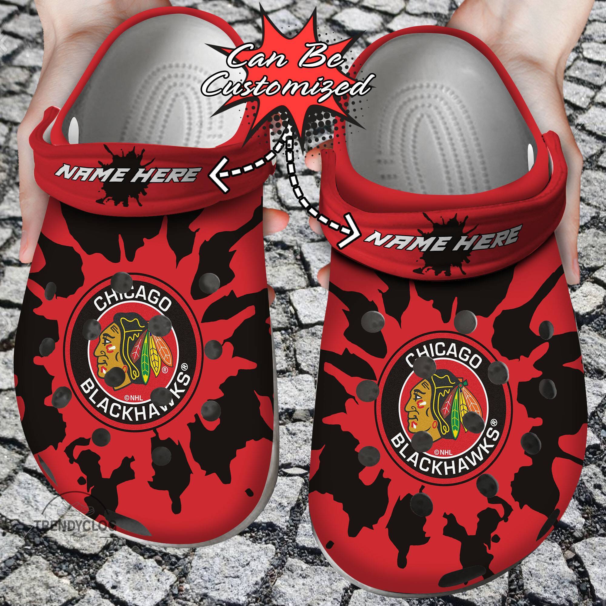  Cblackhawks Color Splash Crocs