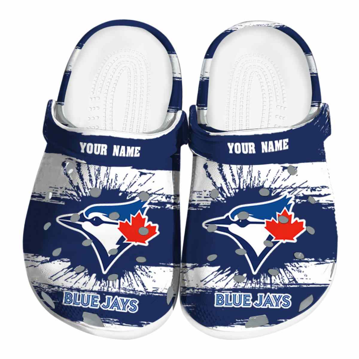  MLB Toronto Blue Jays Personalized Paint Splatter Graphics Crocs Clog