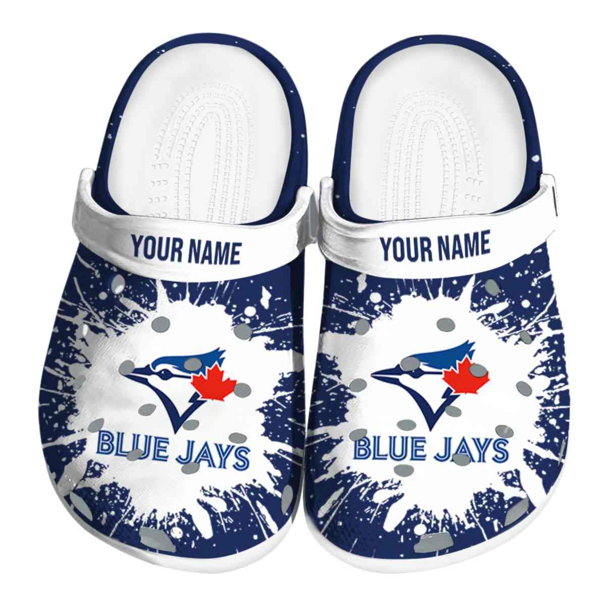  MLB Toronto Blue Jays Personalized Splash Art Crocs Clog