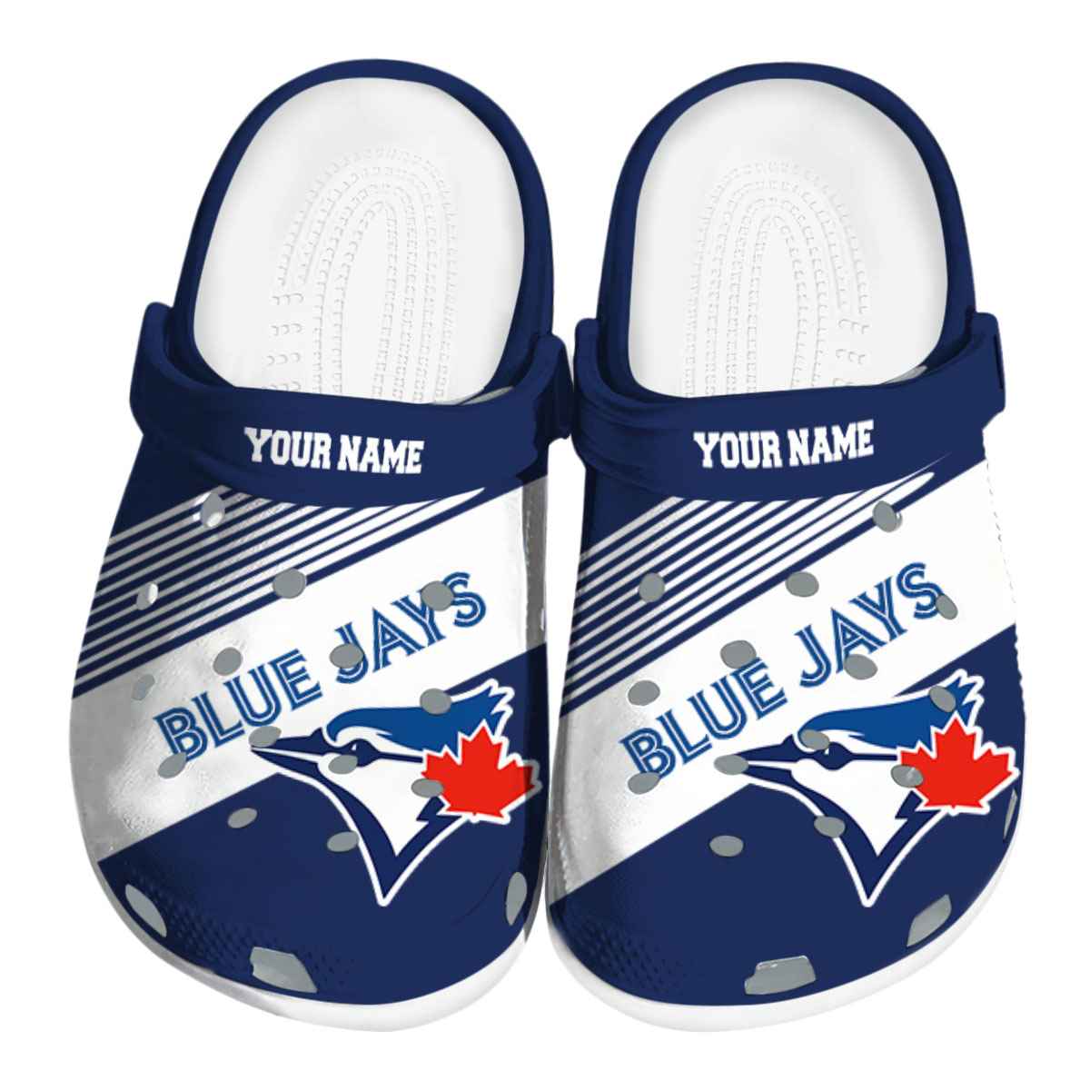  MLB Toronto Blue Jays Personalized Vibrant Dual-Tone Crocs Clog