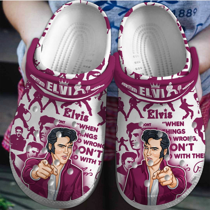  Music Star Elvis Presley Crocs Comfortable