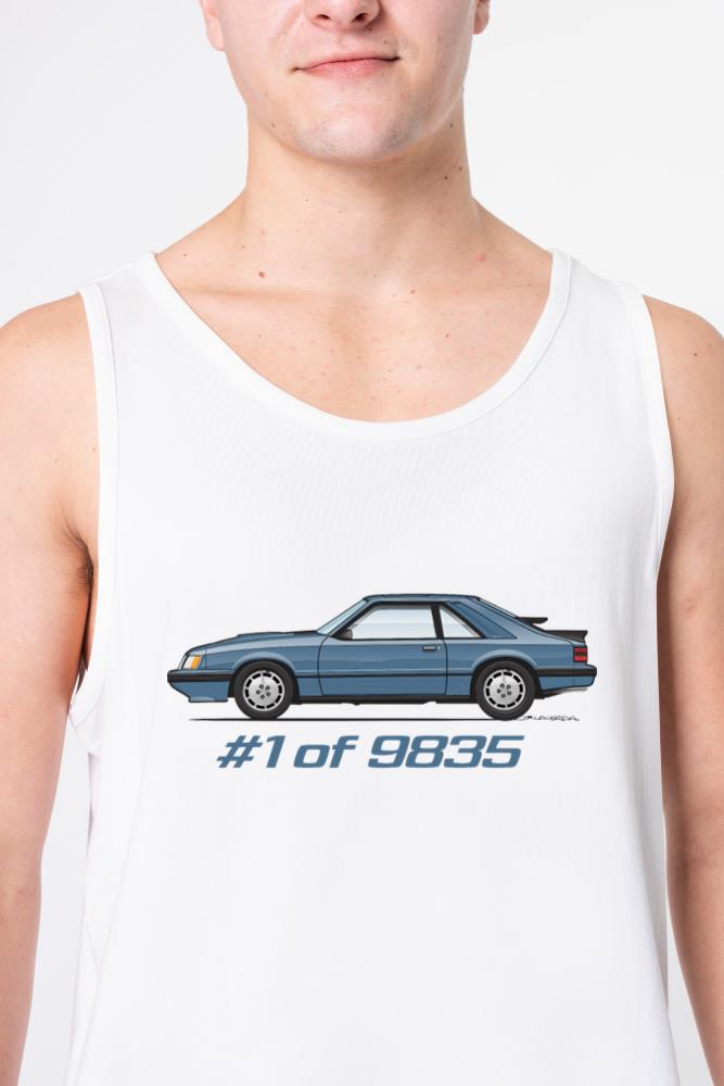 1 Dark Academy Blue Glow - Unisex Tank Top