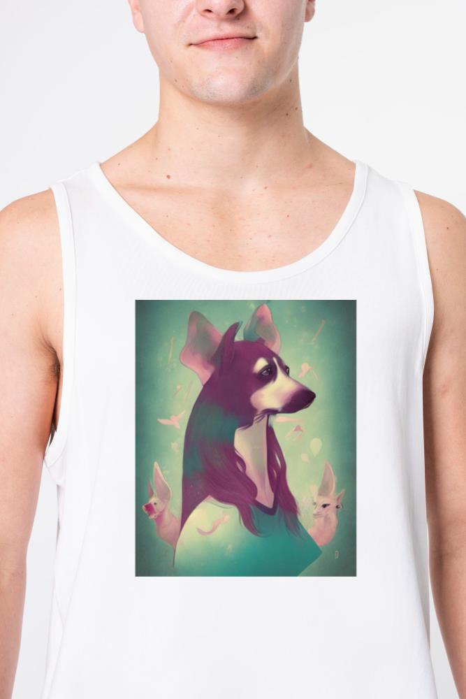 1 Dog Mom - Unisex Tank Top