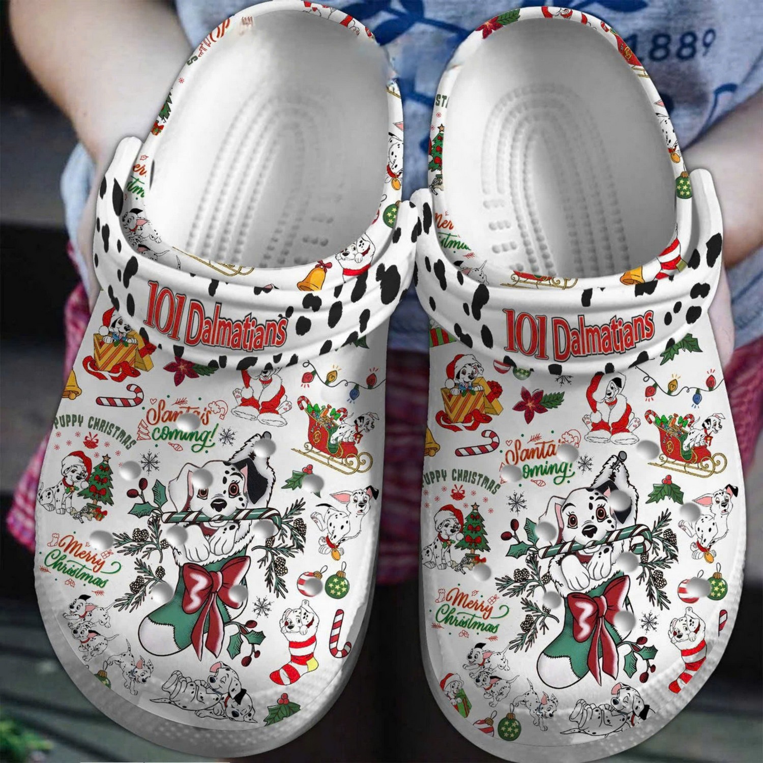101 Dalmatians Santa Is Coming Merry Christmas For Kids And Adults 