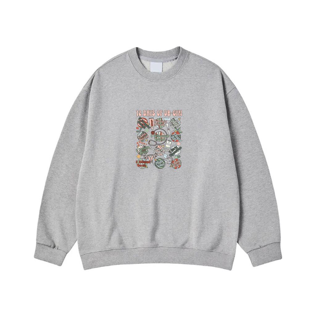 12 Day Of OB-GYN Labor And Delivery OB Nurse Christmas 2