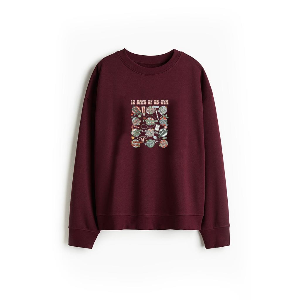 12 Day Of OB-GYN Labor And Delivery OB Nurse Christmas 4