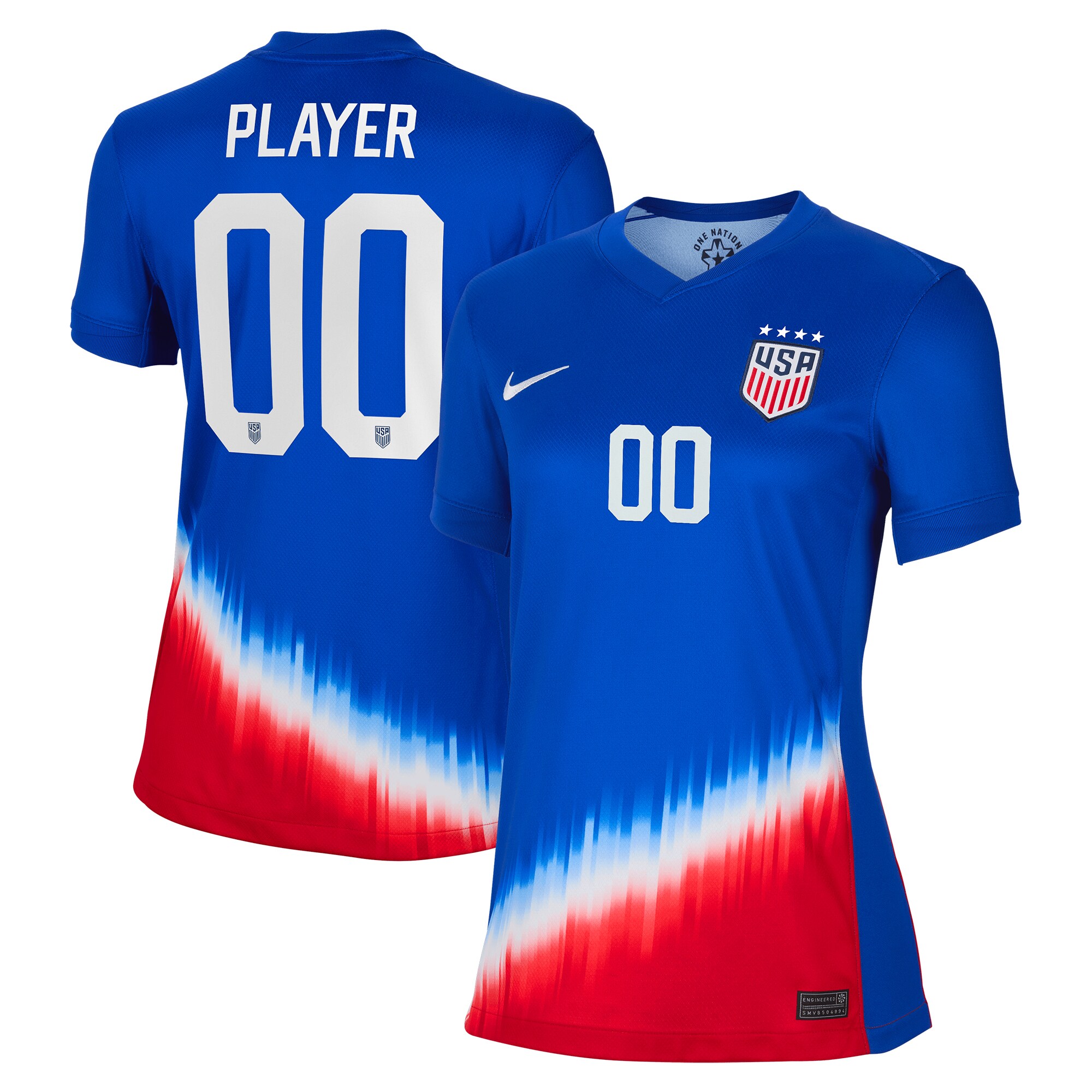 USWNT Women’s 2024 Away Stadium Pick-A-Player Jersey Royal