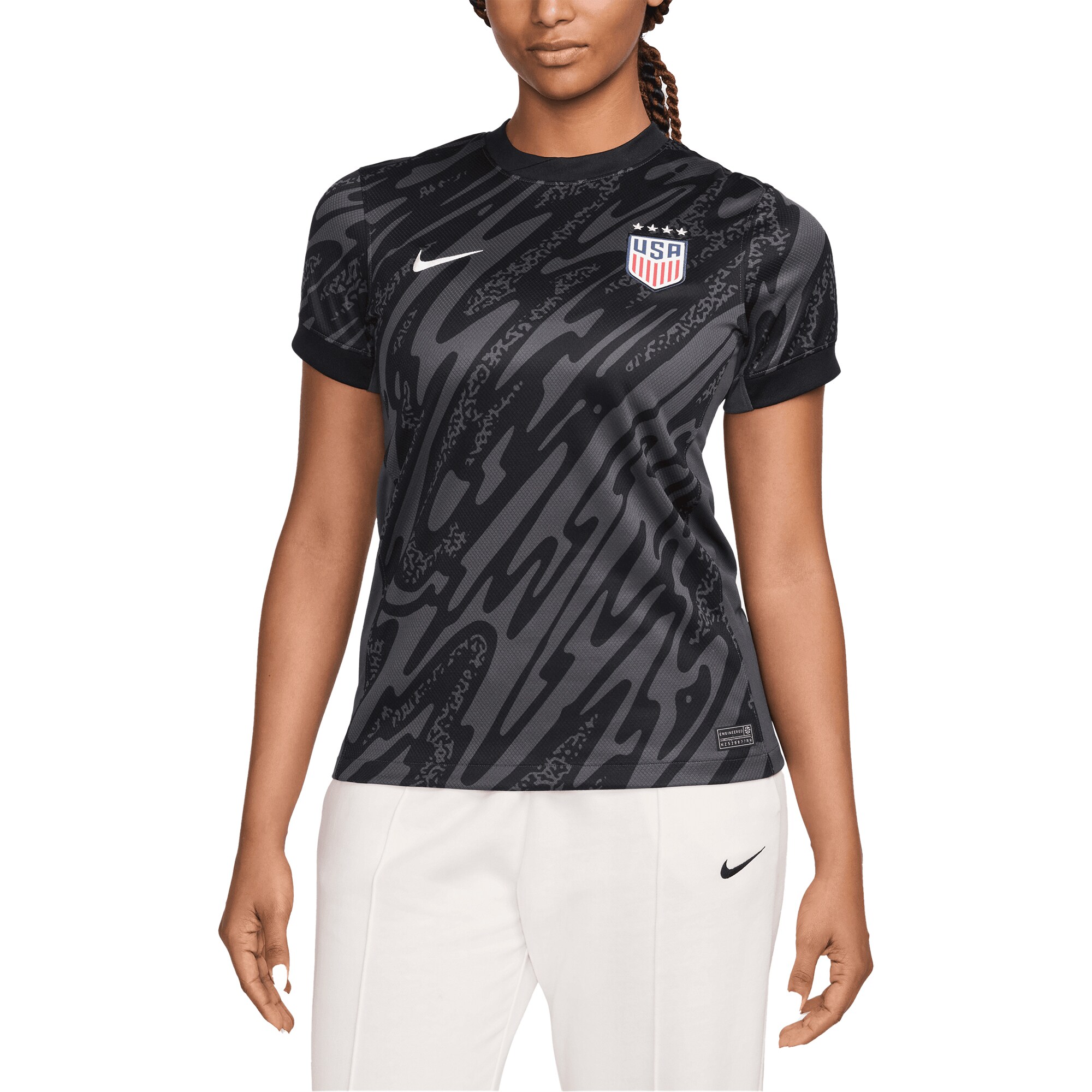 USWNT Women’s 2024 Goalkeeper Stadium Jersey – Black