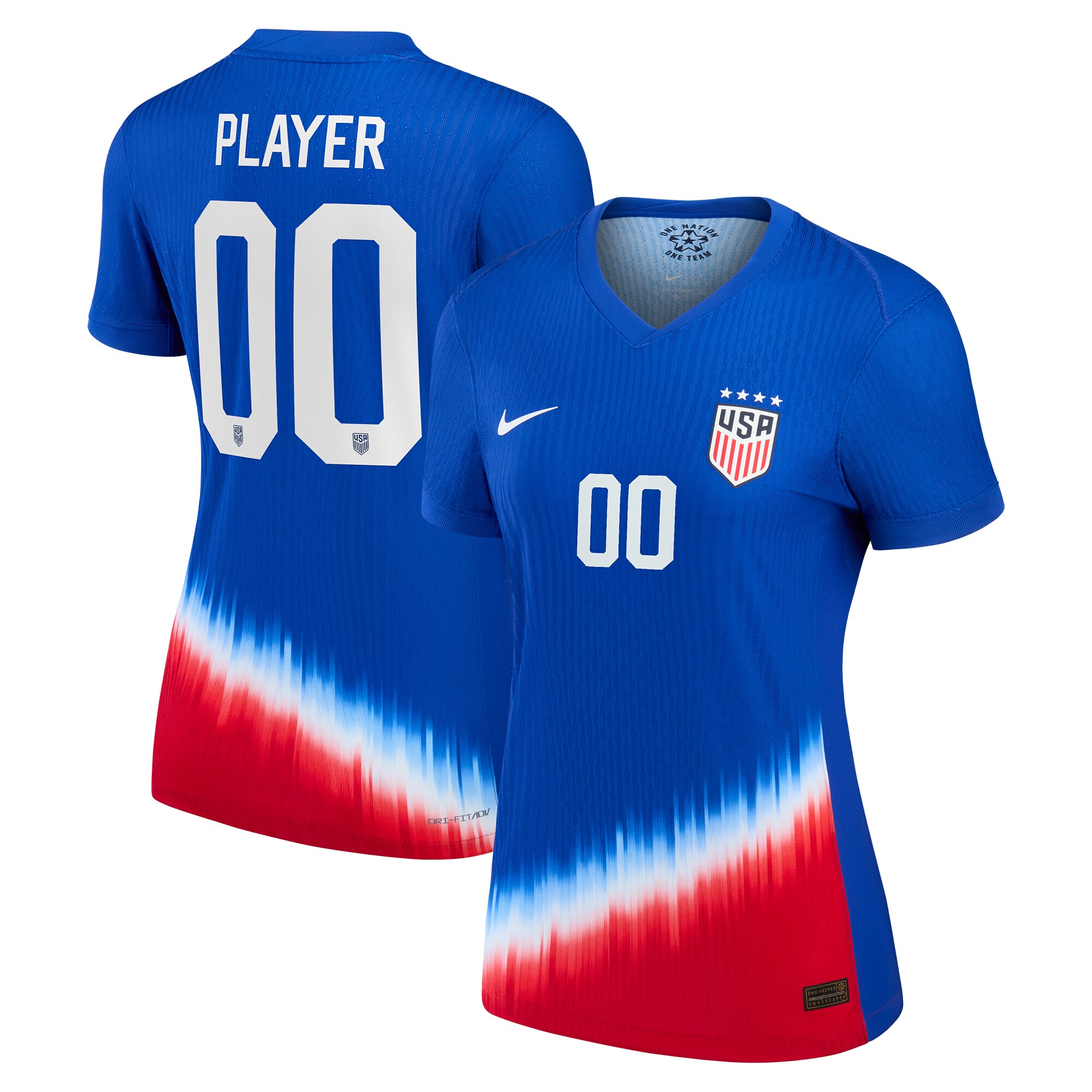 USWNT Women’s 2024 Away Match Pick-A-Player Jersey Royal