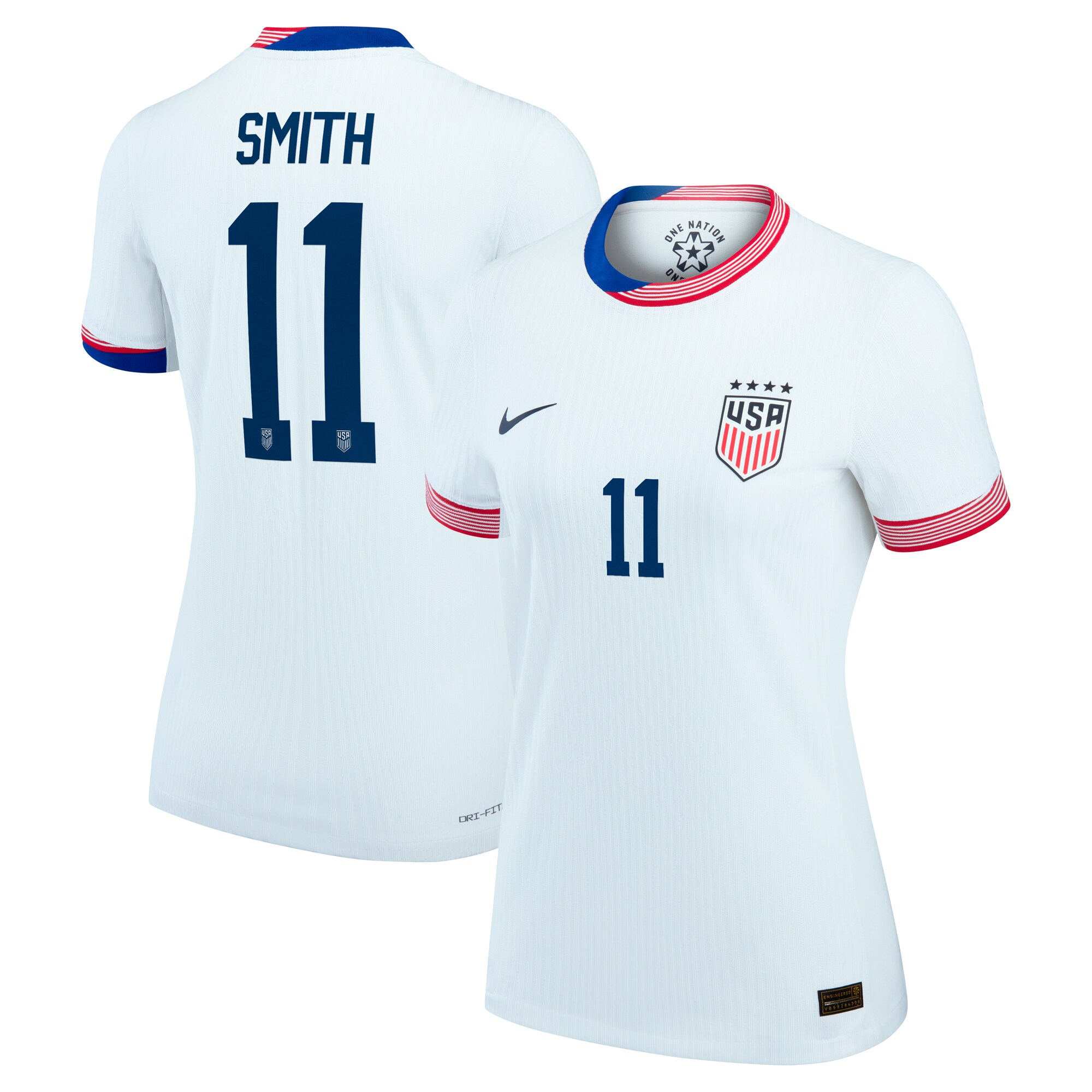 Sophia Smith USWNT Women’s 2024 Home Match Player Jersey White
