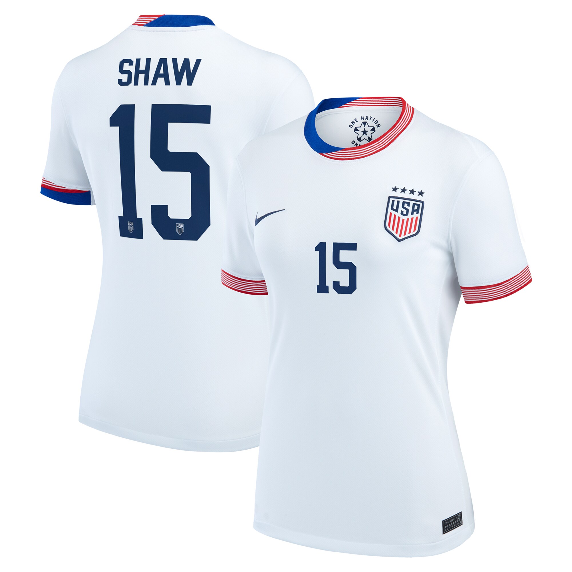 Jaedyn Shaw USWNT Women’s 2024 Home Jersey – White