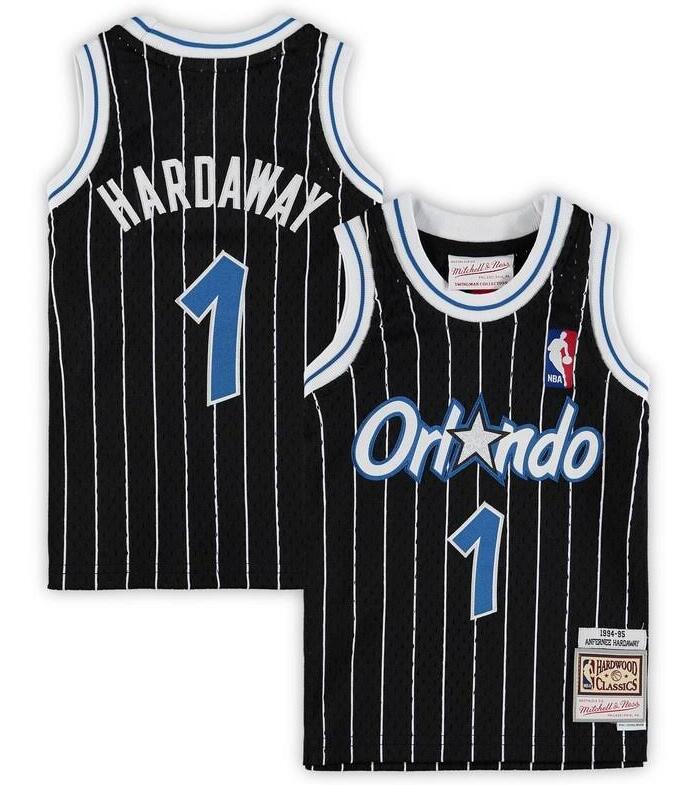 Toddler Orlando Magic 1 Penny Hardaway Black NBA Stitched