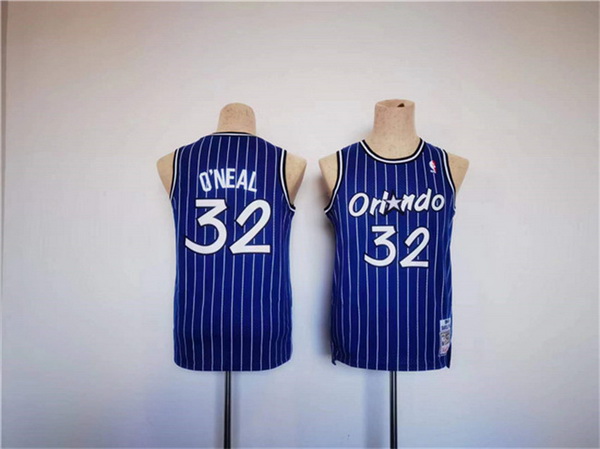 Youth Orlando Magic 2332 Shaquille O 27Neal Blue Throwback Stitched