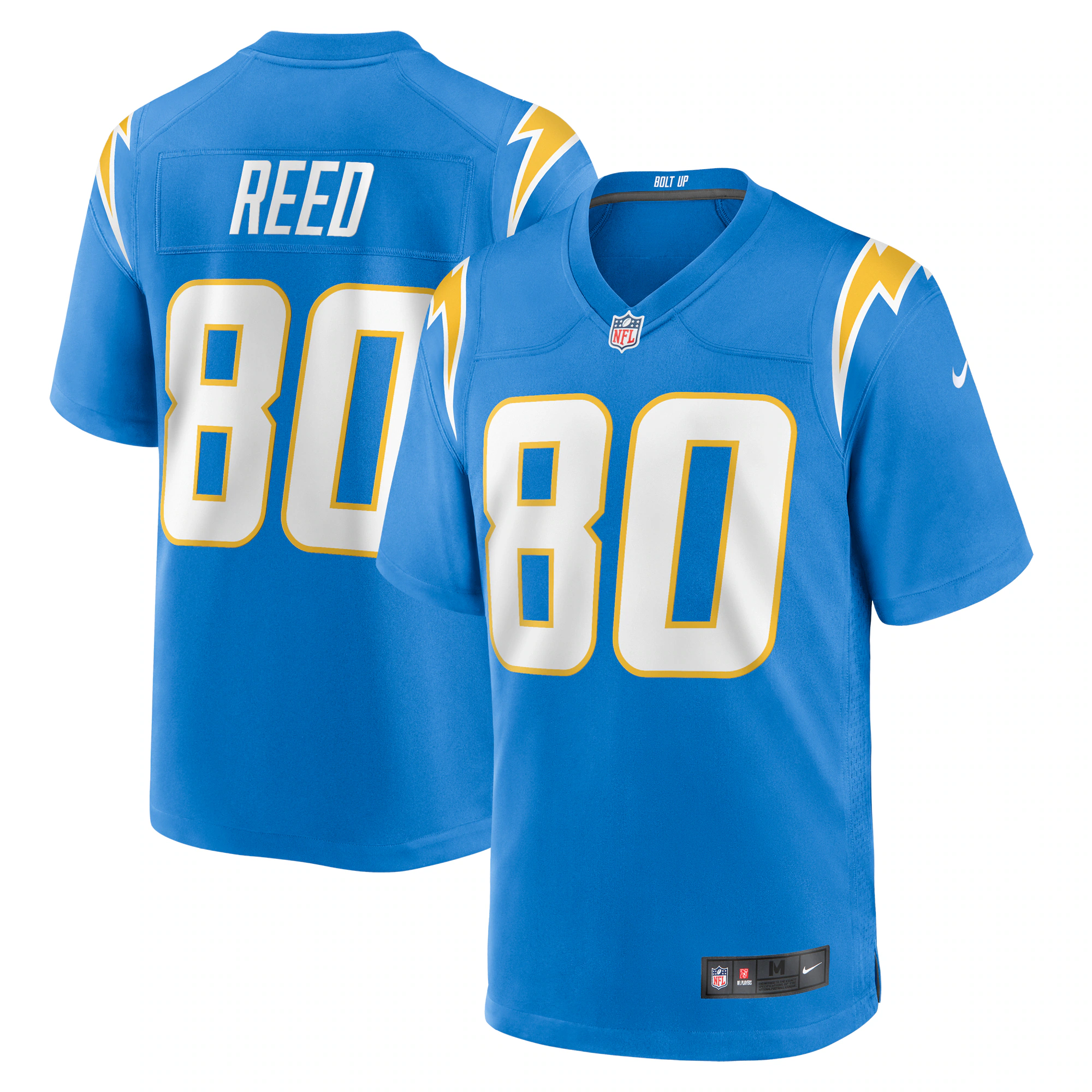 Joe Reed Los Angeles Chargers Nike Home Game Player Jersey – Powder Blue