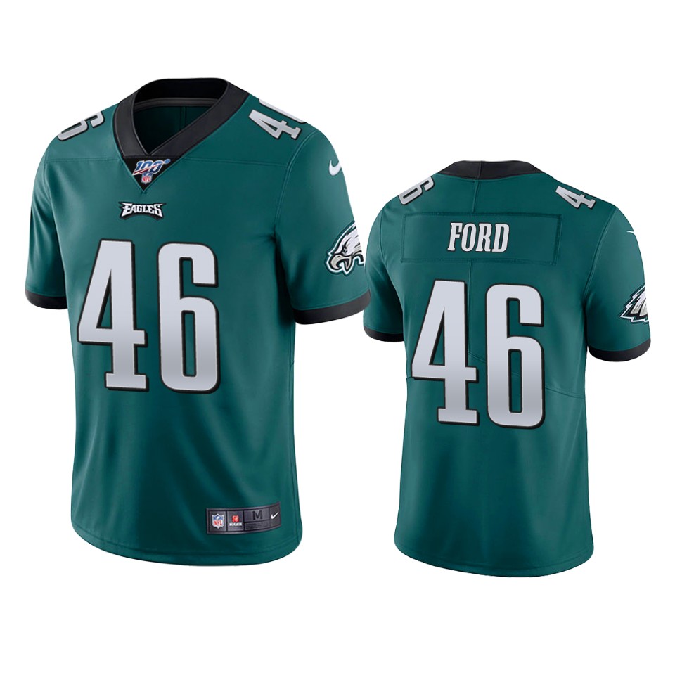 Philadelphia Eagles Rudy Ford Midnight Green 100th Season Vapor Limited Jersey