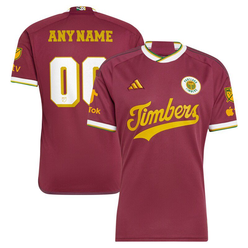 Portland Timbers 2024 Archive Custom Jersey – Red