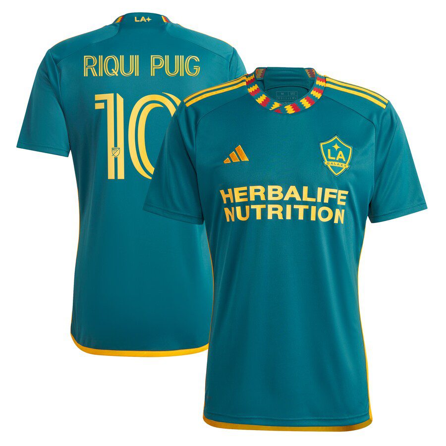 Riqui Puig LA Galaxy 2024 LA Kit Player Jersey – Green