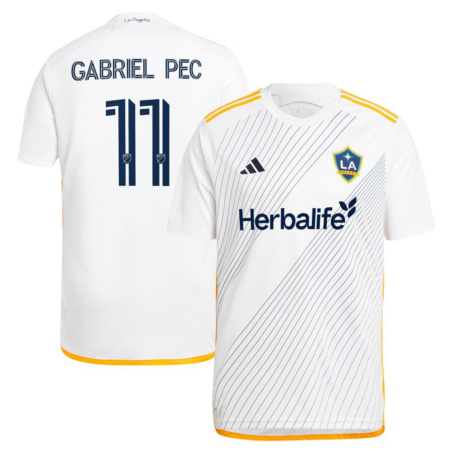 Gabriel Pec LA Galaxy 2024 Angelino Kit Player Jersey – White