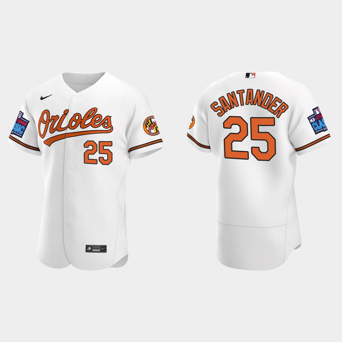 MLB Anthony Santander Baltimore Orioles 2022 Little League Classic Jersey – White