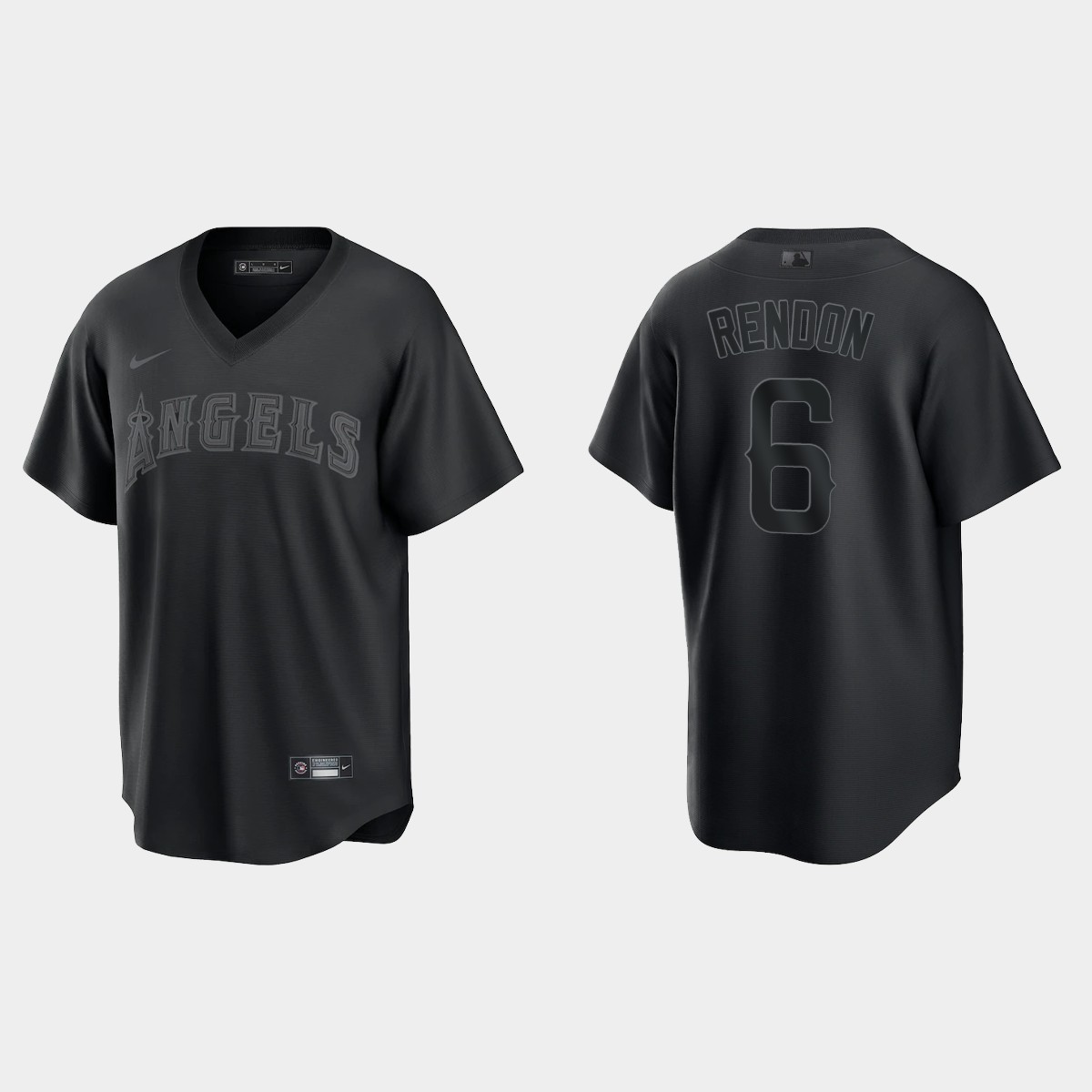 MLB Anthony Rendon Los Angeles Angels Pitch Black Fashion Jersey – Black