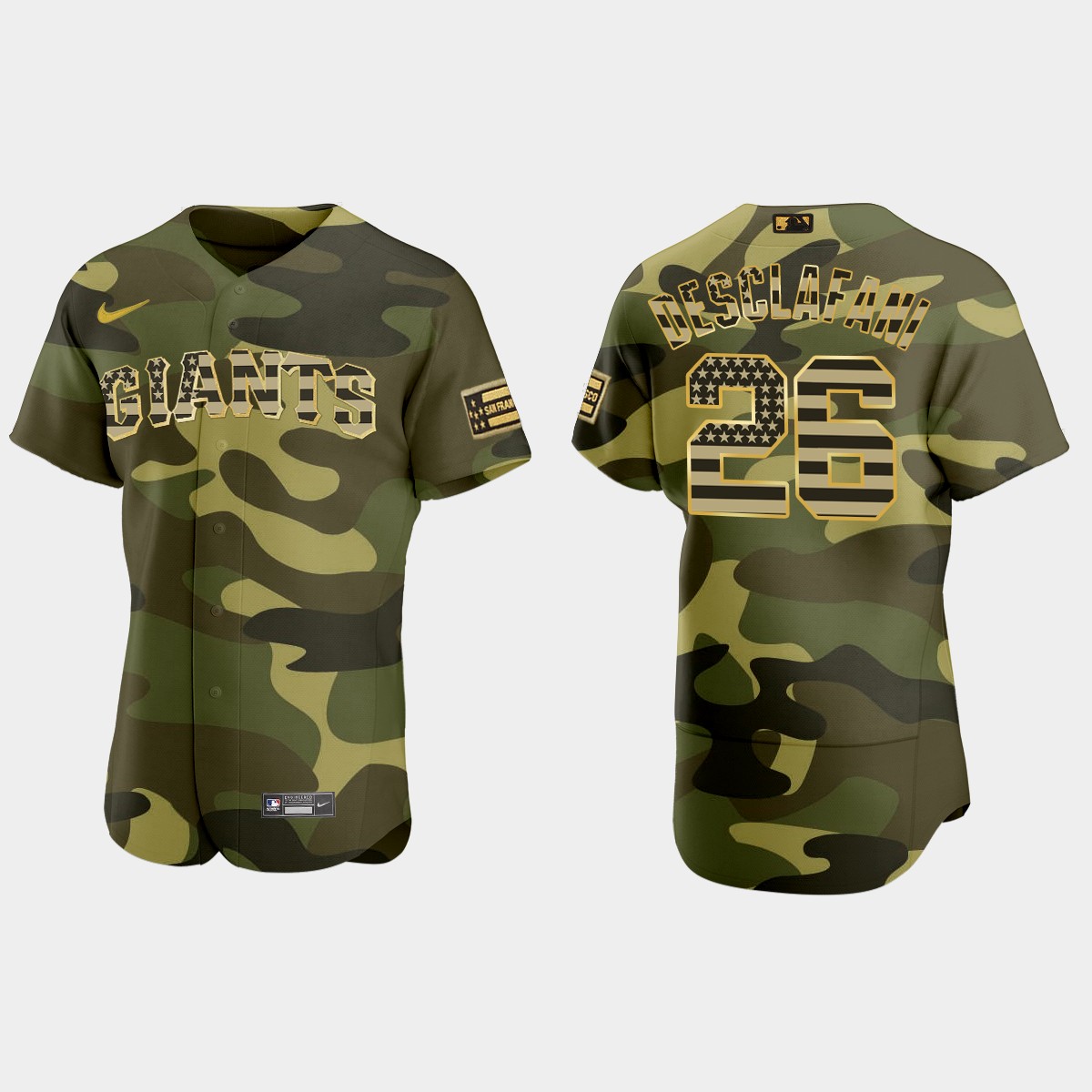 MLB Anthony DeSclafani San Francisco Giants 2022 Armed Forces Day Jersey – Camo