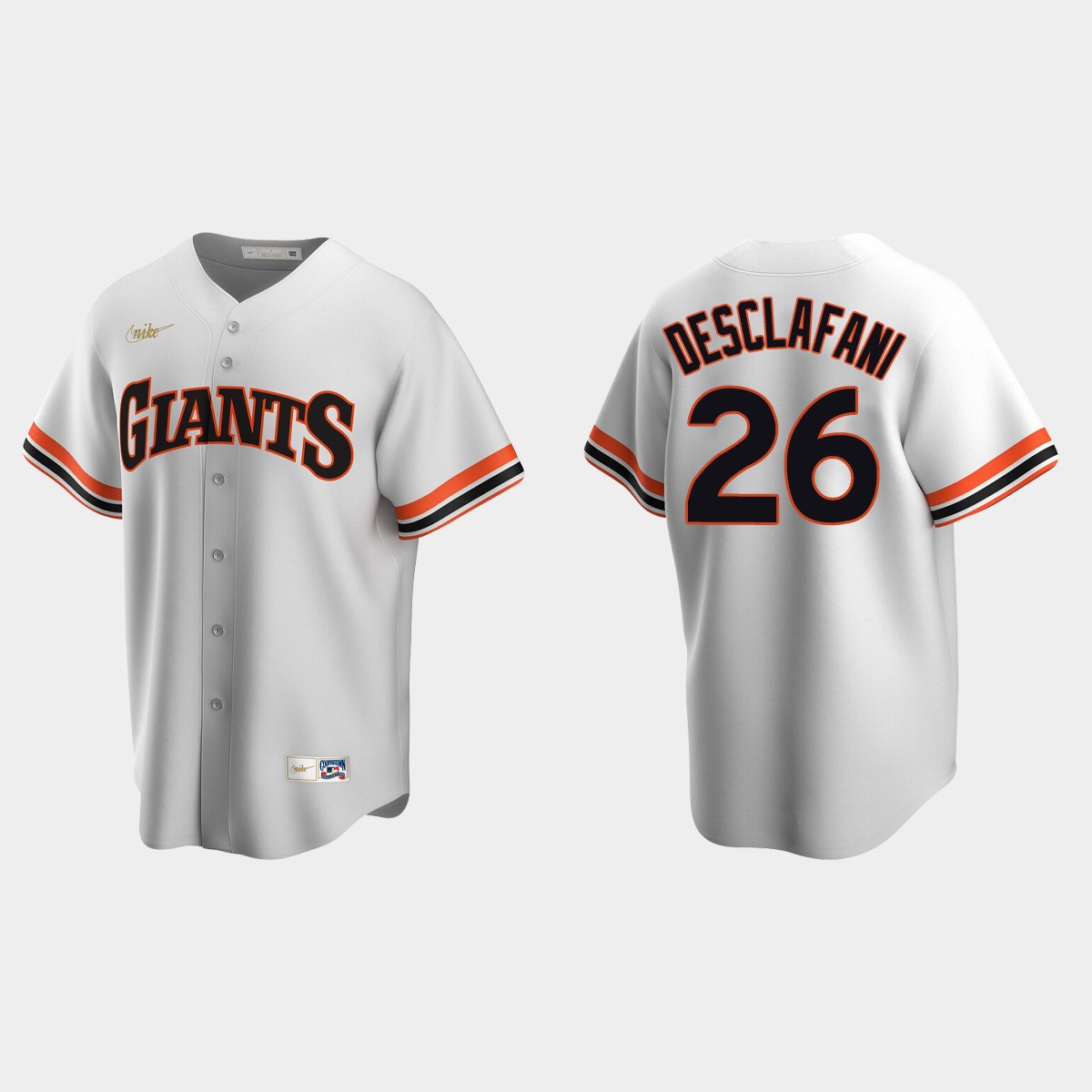 MLB Anthony DeSclafani #26 San Francisco Giants Cooperstown Collection Home Jersey – White