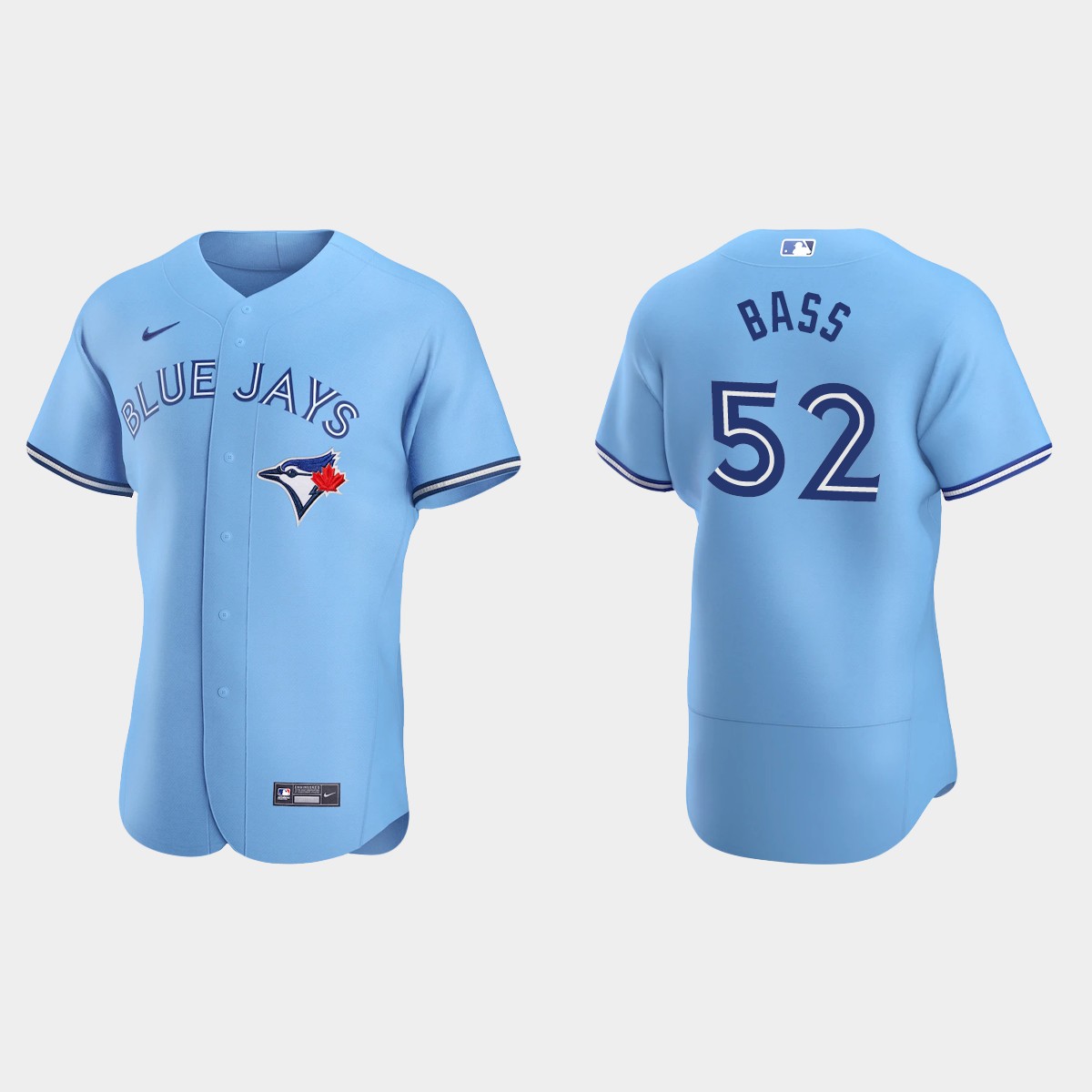 MLB Anthony Bass Toronto Blue Jays Home Jersey – Powder Blue