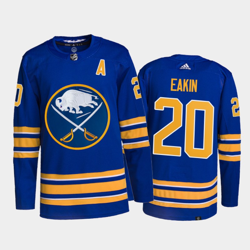 NHL Cody Eakin Buffalo Sabres Home Jersey 2021-22 Royal #20 Primegreen Uniform