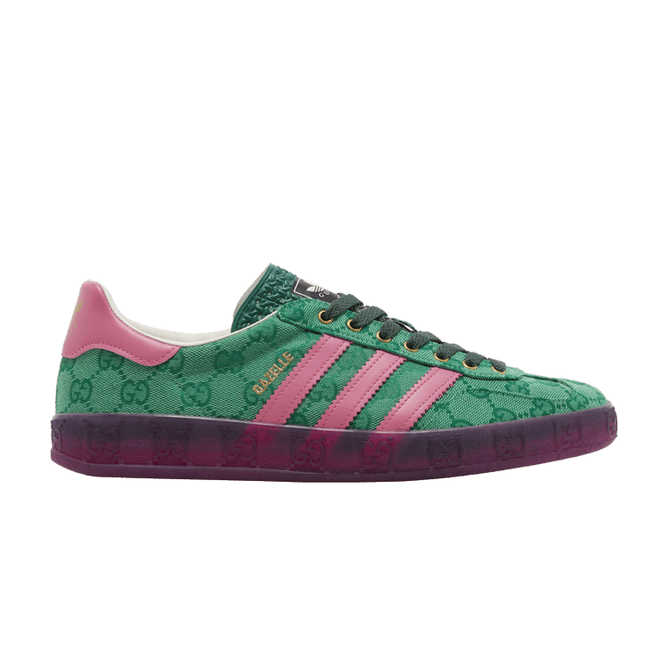 Gucci x Wmns Gazelle Green GG Monogram