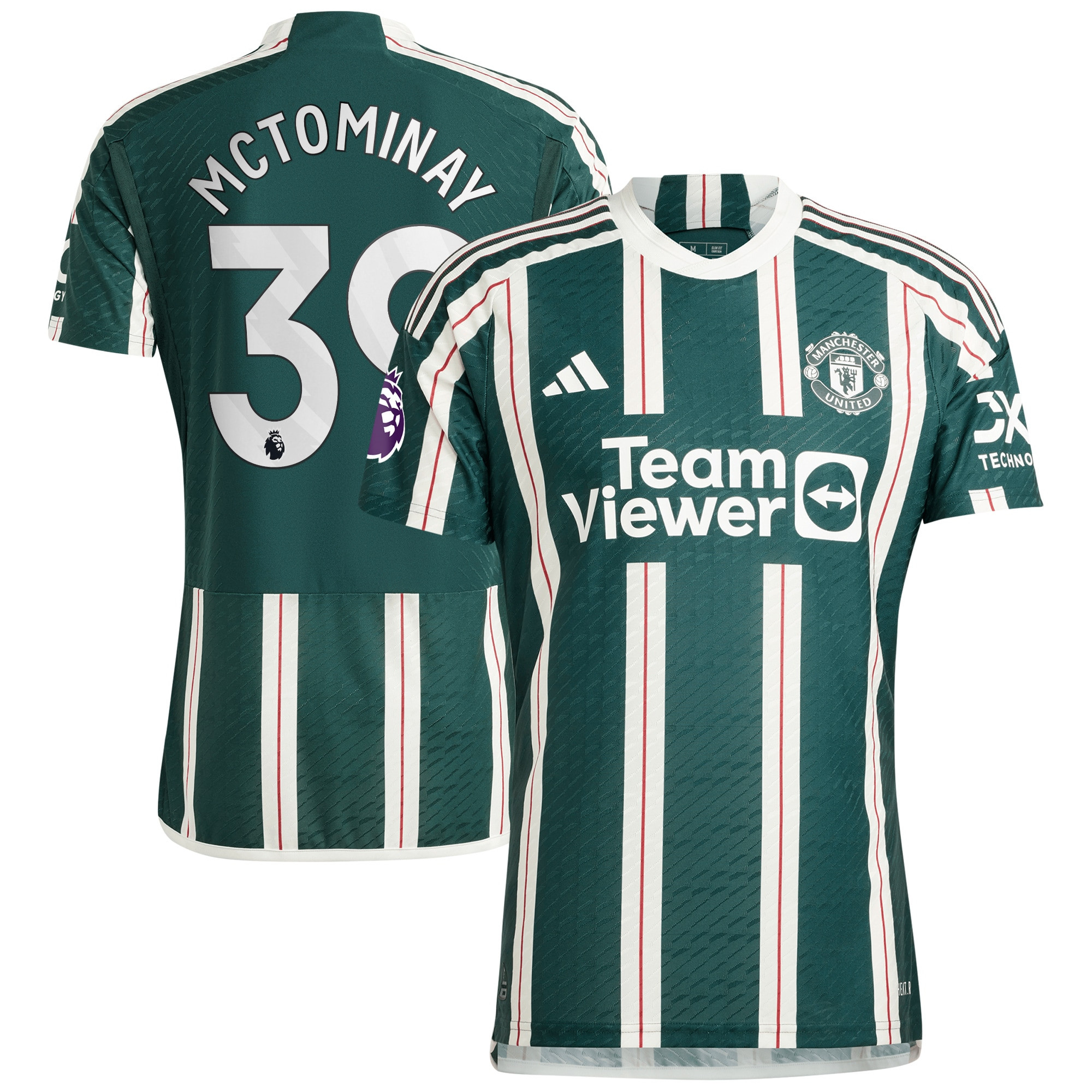 Scott McTominay 39 Manchester United 2023/24 Away Jersey – Men, Green