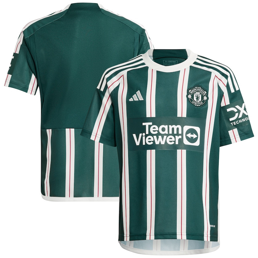 Manchester United 2023/24 Away Youth Jersey – Green