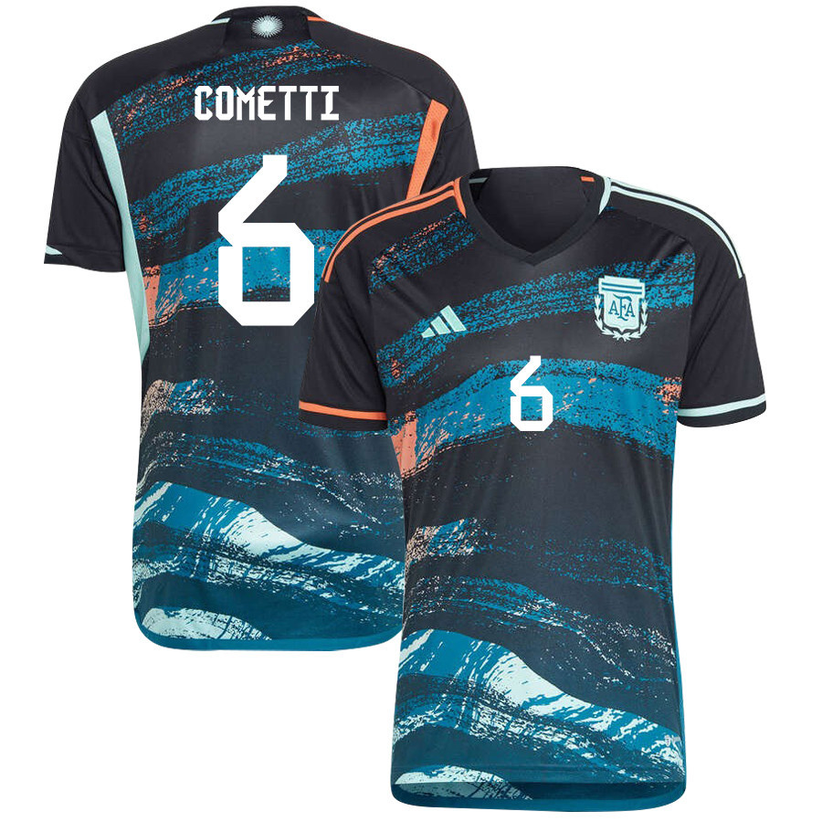 Aldana Cometti 6 Argentina Women's National Team 2023-24 World Cup Away Men Jersey
