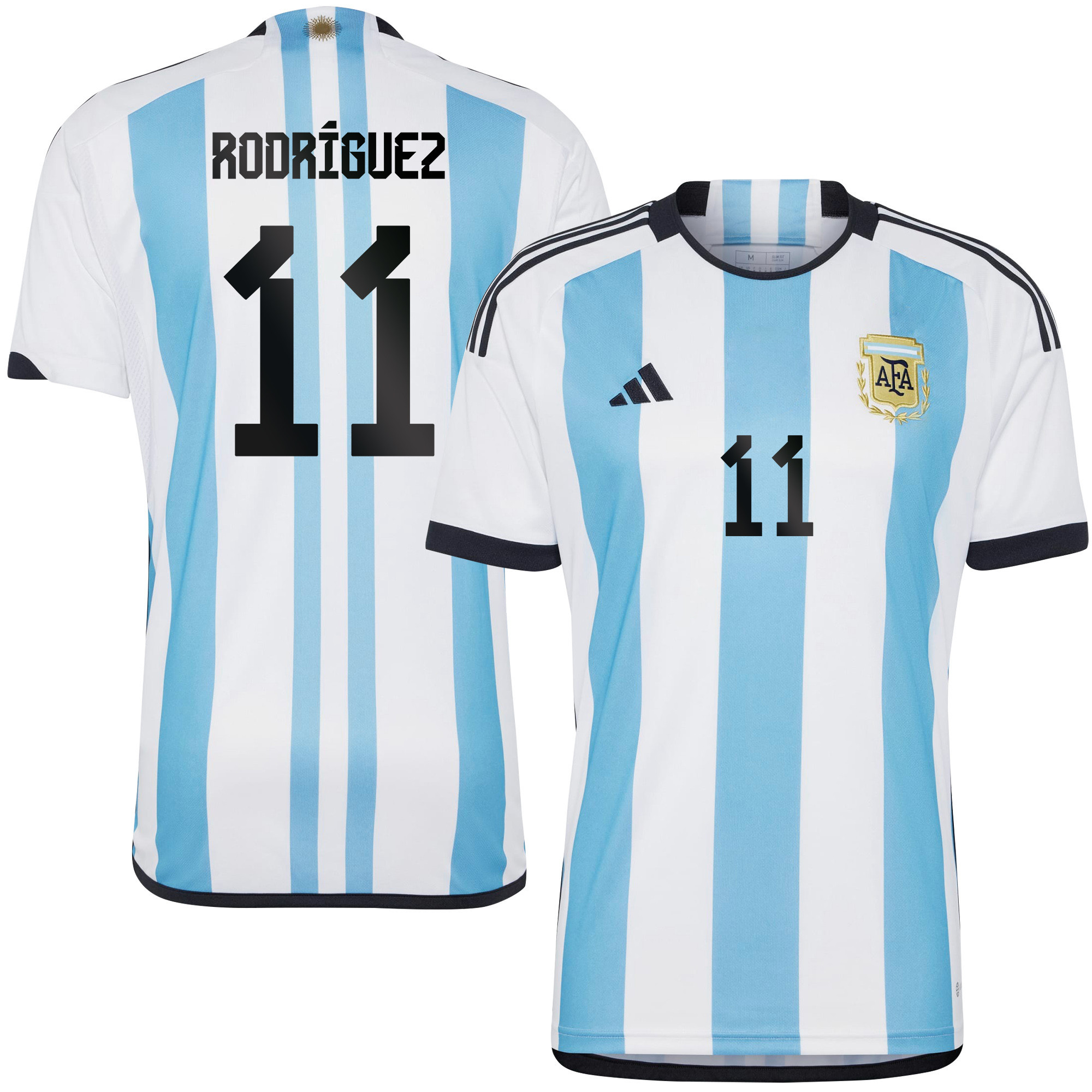 Yamila Rodrguez 11 Argentina Women's National Team 2023-24 World Cup Home Men Jersey