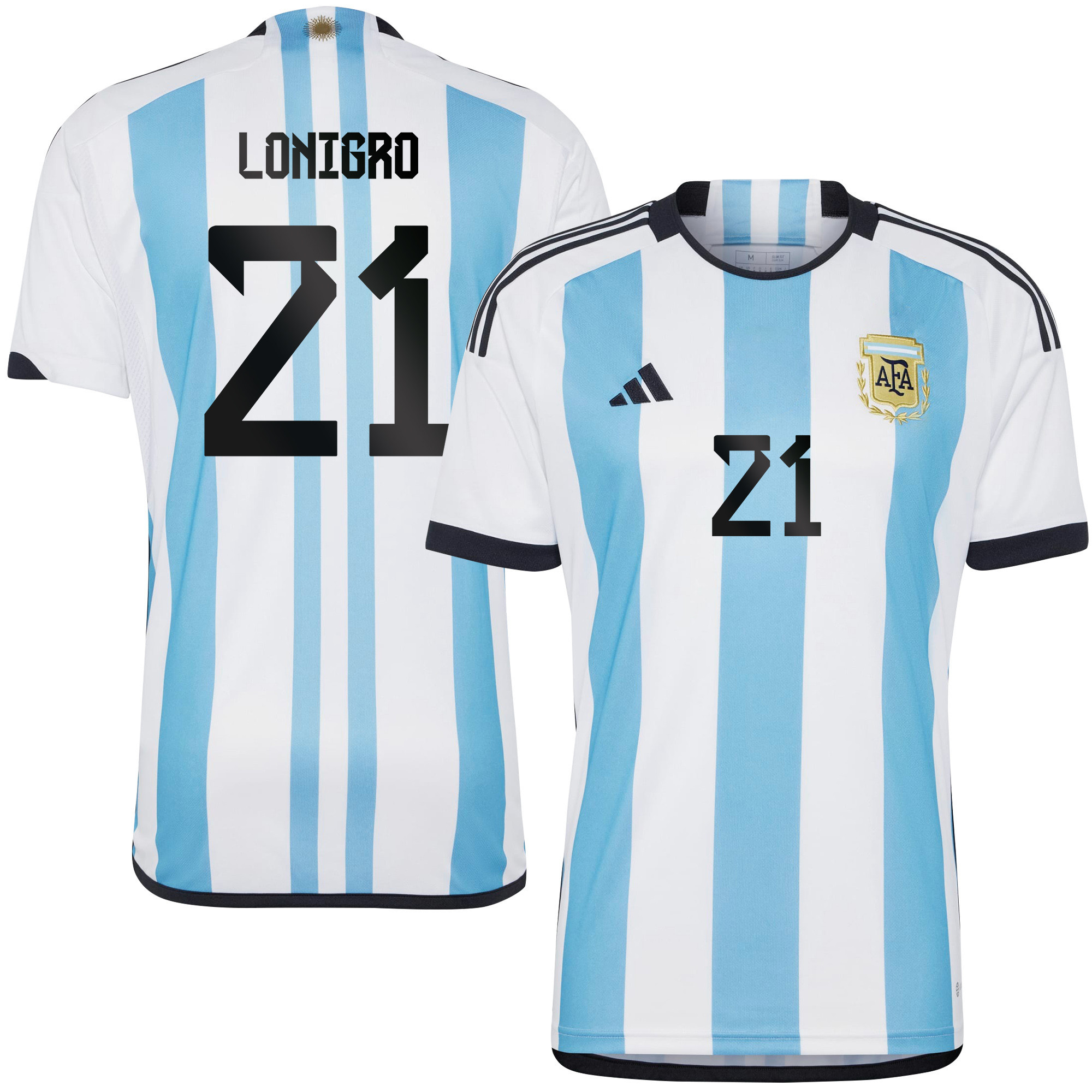 rica Lonigro 21 Argentina Women's National Team 2023-24 World Cup Home Men Jersey