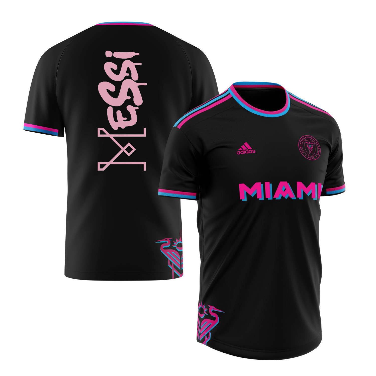 Lionel Messi's Brilliance Inter Miami FC 2023 Men Jersey – Saintetixx Concept, Black