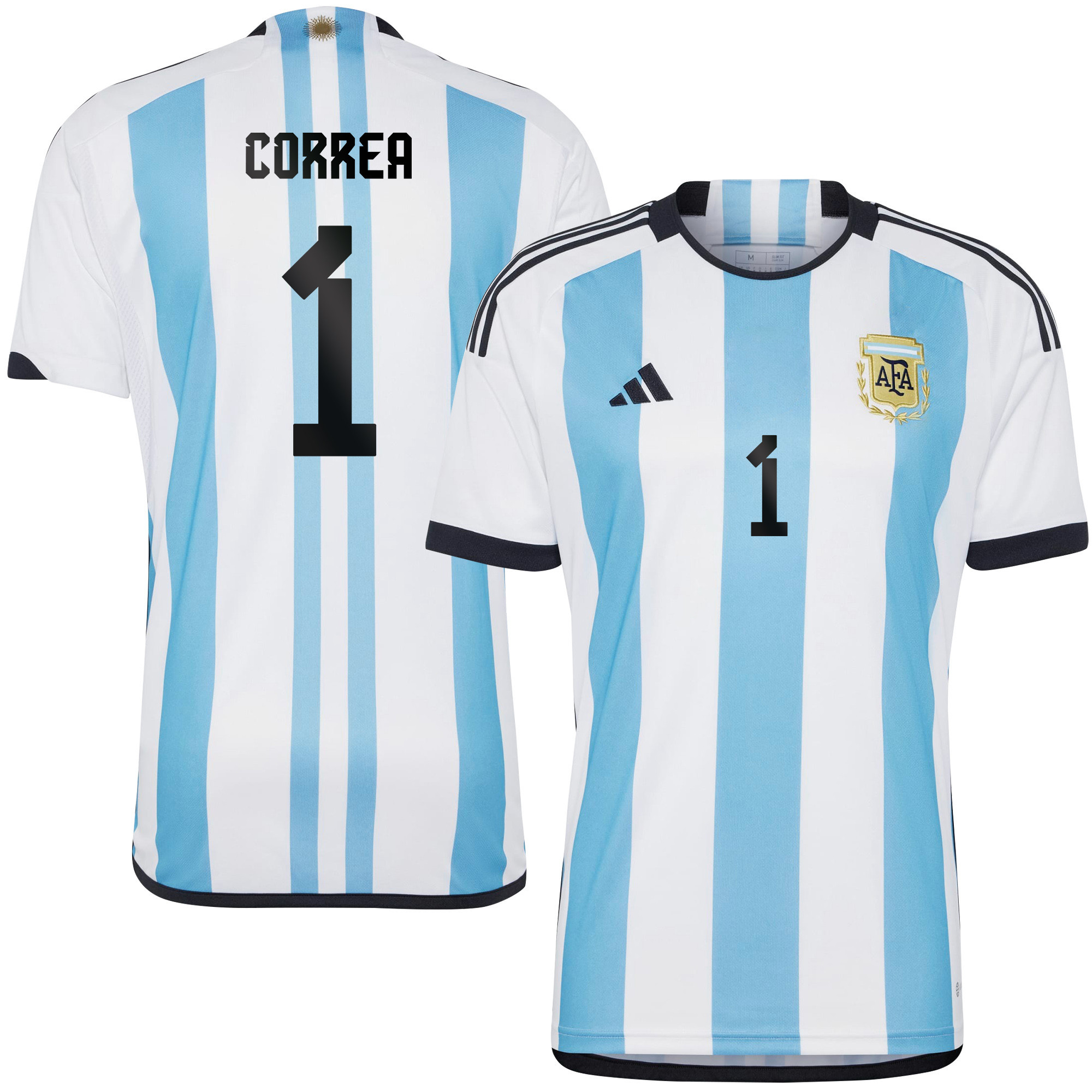 Vanina Correa 1 Argentina Women's National Team 2023-24 World Cup Home Men Jersey