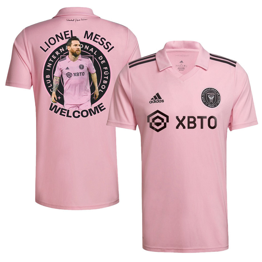 Lionel Messi Journey With Inter Miami 2023 Men Home Jersey – Player Version