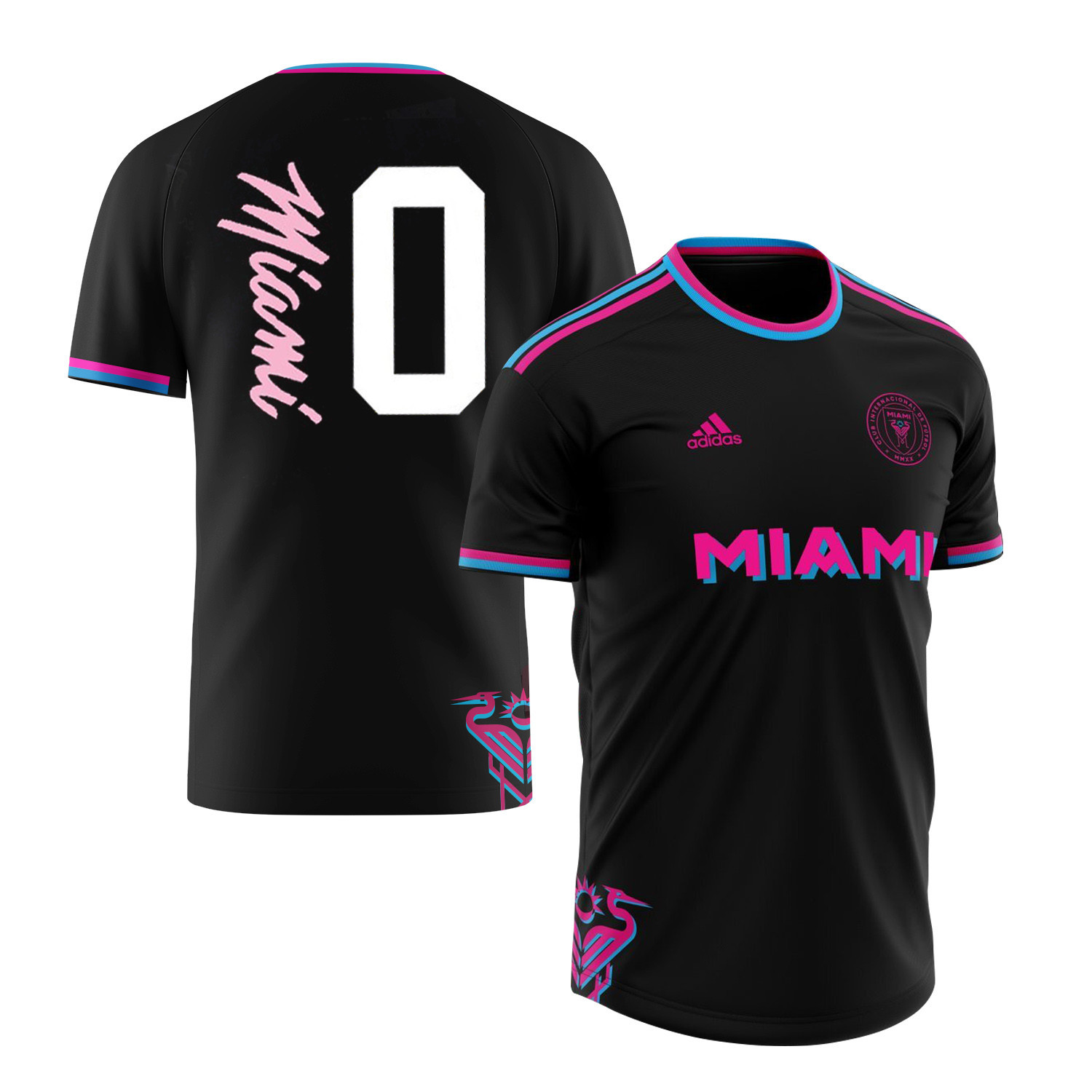 Inter Miami FC Number 10 2023 Away Men Jersey – Black