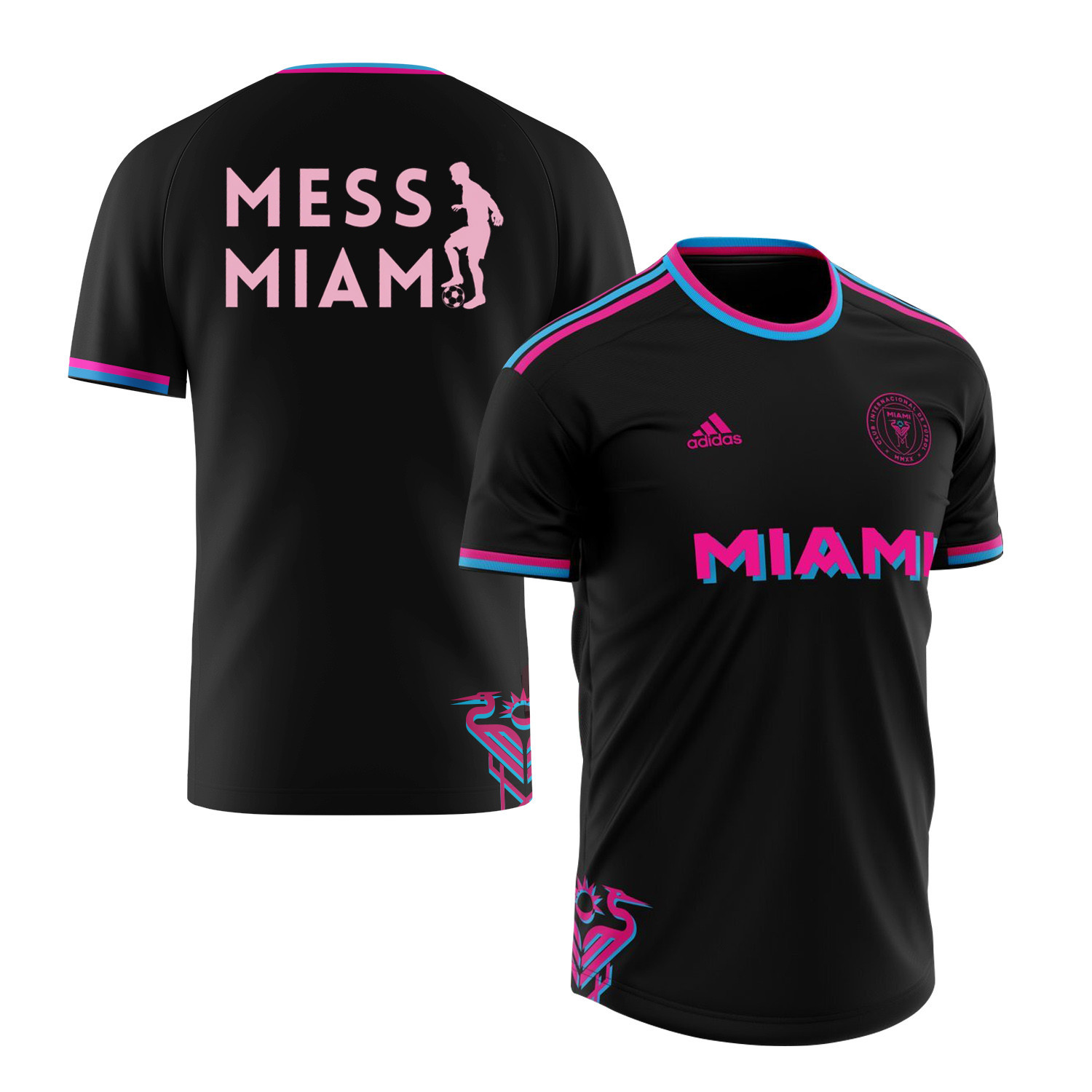 Lionel Messi 10 The Magic of Inter Miami FC 2023 Men Jersey – Saintetixx Concept, Black
