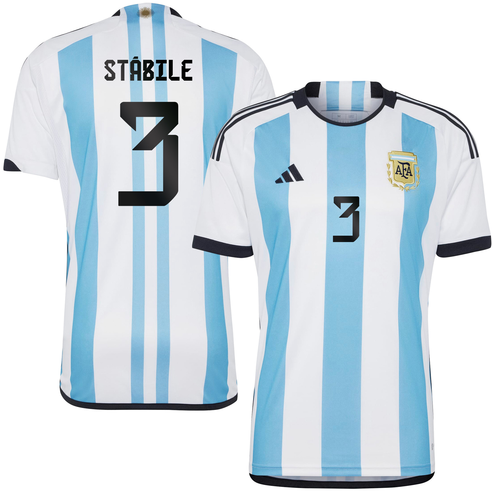 Eliana Stbile 3 Argentina Women's National Team 2023-24 World Cup Home Men Jersey