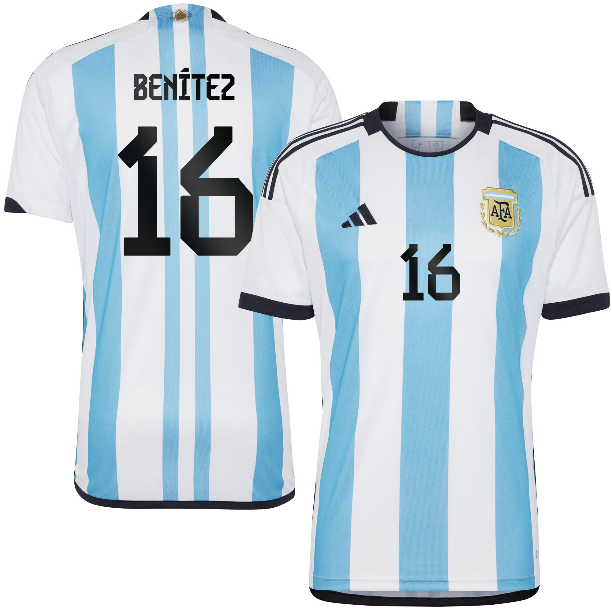 Lorena Bentez 16 Argentina Women's National Team 2023-24 World Cup Home Men Jersey