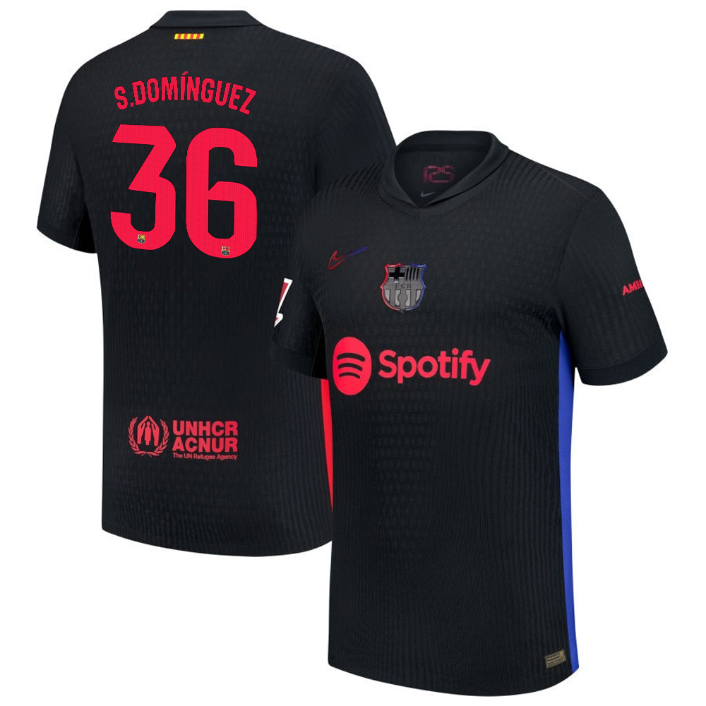 Sergi Domnguez #36 Barcelona 2024/25 Away Jersey