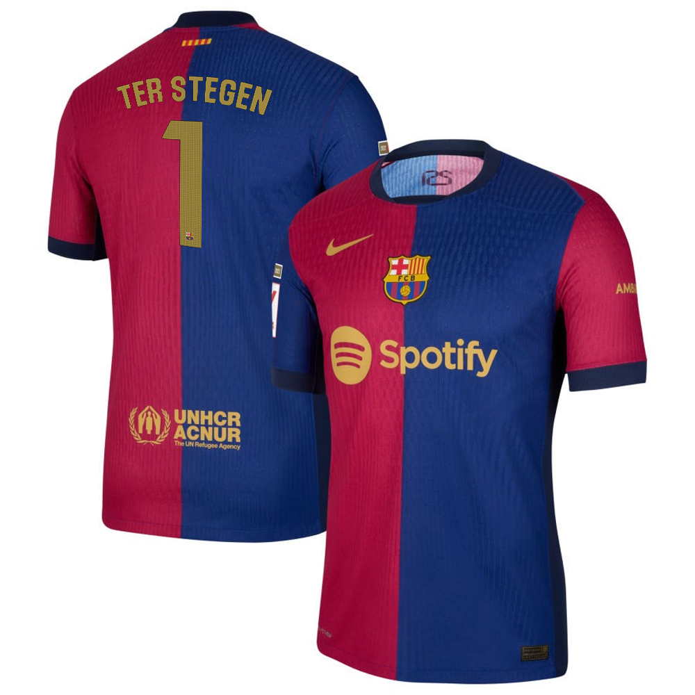 Marc-Andr ter Stegen #1 Barcelona 2024/25 Home Jersey