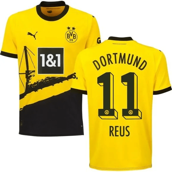 Marco Reus 11 Borussia Dortmund 2023/24 Home Men Jersey – Yellow