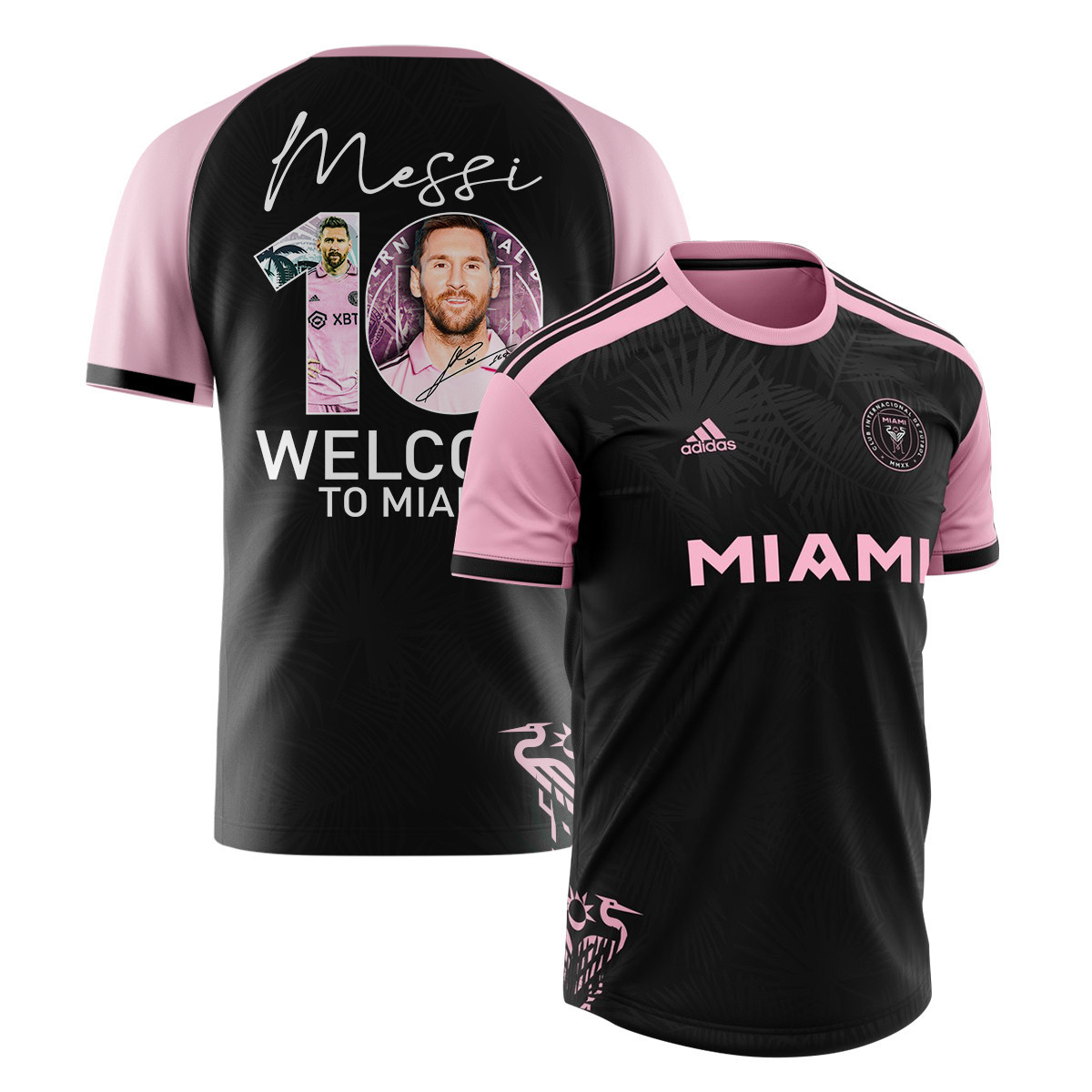 Lionel Messi 10 Iconic Signing Inter Miami FC 2023 Men Jersey – Saintetixx Concept, Black