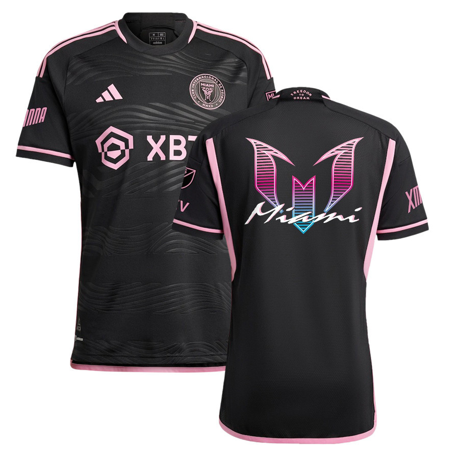 Inter Miami New Chapter 2023 Men Away Jersey – Black, Player Version